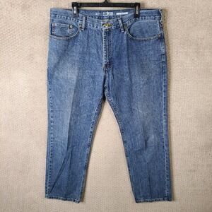 Urban Pipeline Jeans Mens 38x30 Regular Fit Blue Denim Jeans Dark Wash‎ Cotton
